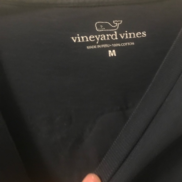 Navy blue vineyards vine long sleeve - Picture 2 of 2